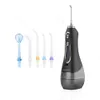 Övriga orala hygien 5 -lägen Irrigator Portable Water Dental Flosser Jet Floss 300 ml Tank 6 Tips Tänder Cleaner USB -kabel 221101