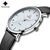 Brand Wwoor Diamond Mens Watch Top Brand Luxury Ultra Thin Watch Waterproof Leather Quartz Male Clock Clearance Price Buy Xfcs Geneva