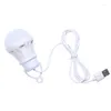 Lykta Portable Camping Lamp Mini Bulb 5V USB Power Book Light Reading Study Table Super Birght för