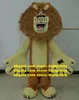 Brown Lion Mascot Costume Adult Cartoon Character Outfit Fancy Dress Suit Mouth Open Palm Super Big Like Two Big Fans zz4112