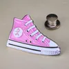 Spille Consapevolezza del cancro al seno Sneaker Angelo Pace Stella orientale Cuore Croce Credi Quadrato massonico e bussola Nastro rosa Spille da bavero