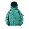 Hommes Down Winter Parkas Jacket Coat Casual Hooded For Men Clothing Male