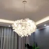 Pendant Lamps Art Decor Led Lights 100cm Hanging Wire Stylish Gold White For Living Room Bedroom El Hall Study Interior Lighting