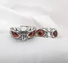 Moda Demon Eye Owl Pierścienie dla kobiet miłośnicy retro zwierzę otwartego regulowanego oświadczenia biżuteria hurtowa biżuteria hurtowa