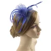 Berretti Tea Party Copricapo da donna Fascinators Cappello elegante vestito vintage ultra leggero