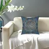 Yastık kasası lotus mandala kapak ev dekor deseni bohemian boho yastıkları polyester çift taraflı baskı 221102 için atma