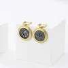 Dingle ￶rh￤ngen Amaiyllis S925 Sterling Silver Light Luxury Retro Portrait Coin Drop Personlighet Fashion Ear Clip Stud