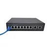 10 Port gigabit POE switches 2 1000M Uplink and 8 1000M electrical interfaces power supply