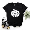 Boo Pumpkin Halloween Print Tops Women Hipster Funny T-shirt Lady Yong Girl 6