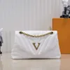 handbag Designer bags New Wave Chain Bags Flap Crossbody Shoulder Women Hand Purse Zig Zag Genuine Leather Classic Letter Magnetic Hasp High-quality