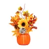 Dekorativa blommor Simulering Pumpkin Ornament Autumn Pinecone Berry Decor Po Props for Thanksgiving Home Party