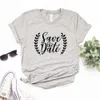 T-shirt femme imprimé Save The Date, Hipster drôle, dame Yong Girl 6