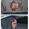 Storage Bags Room Car Auto Trunk Rear Mesh Net Bag Sticker Hook Organizer Sundries Elastic String Resilient Pouch Gadgets ZM56