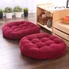 Oreiller 1 pièces japon épaissir siège pouf orthopédique chaise Pad rond Futon bureau dos Tatami matelas Pouf