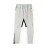 Korrekt mode Mäns version Pants Galleryys High Designer Hip Hop Street Dept Speckled Color Printing Mosaic Contrast Women's Micro Fleared NE8T