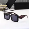New fashion design sunglasses 23Y square plate frame diamond shape cut temples popular and simple style outdoor uv400 protection glasses With box 7224