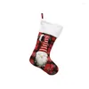 Рождественские украшения безработные кукольные подарочные носки веселье для домашних рождественских украшений подвесной оптом ee