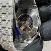 AFYW 2023Fer Watches armbandsur 2023 Ny version VVS1 VIP Ston Skeleton Watch Pass TT Mens Diamonds Top Quality Mechanical ETA Movement Luxury Iced Out