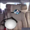 Interior Decorations Baby Car Mirror Safety View Back Seat Facing Rear Ward Infant Care Square Kids Monitor Accessories Drop Deliver Dhfnb