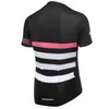 جاكيتات السباق Geeklion 2022 Three Color Quick Cycling Jersey Short Sleeve Top Top Ridding Wear