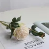 Decorative Flowers Long Bouquet Rose Artificial Autumn Retro Fake Floral Home Wedding Garden Decor Accessories Bedroom Living Table Arrange