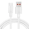 Cable de carga súper Cable de carga rápida tipo C para Mate 40 50 para Xiaomi 11 10 Pro OPPO R17 Cable de USB-C