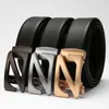 Belts Style Full-Grain Leather Z Lettered Belt Men's Automatic Checkoff Simple Waistband Youth Casual Pants