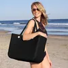 Borse per la spesa 48 36 24 cm Tote impermeabile all'ingrosso da donna Fori personalizzati Borse estive in gomma Borsa grande in silicone da spiaggia in plastica Eva Bog