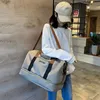 Duffel Bags Unisex Large Capacity Tote Women Weekender Travel Men Sports Shoulder Waterproof Duffle Foldable Luggage 221101