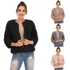 Femmes Fourrure Dames À Manches Longues Hiver Faux Manteau Femmes Court Surdimensionné Veste Rose Chaud Fourrure Vêtements D'extérieur 4xl Femme Pardessus Coupe-Vent