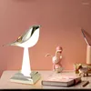 Table Lamps Bird Lamp Desk Creative Bedroom Night Touch Rechargeable Atmosphere Light Bar Car Decorative