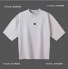 Designer Kanyes Classic Wests maglietta a tre feste congiunta per pace colomba di lavaggio stampato d'acqua maniche corte da uomo e donne Yzys Tees 2023