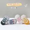 Kids Socks 5 Pairs Anti-slip Non Skid Ankle Baby Breathable Rubber Grips Cotton Children Boy Girl's Toddler Floor Low-Cut Sock 221102