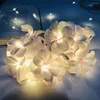 Stringhe 10/20 Led Stringa floreale Luce Romantica Fiore artificiale Fata per forniture di illuminazione per feste di Natale Decorazioni per le vacanze