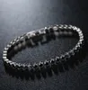 Tennis 4Mm Cubic Zirconia Bracelets For Women Girls White Green Blue Black Iced Out Chain Crystal Charm Drop Delivery 2022 Smtm5