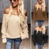 Women's Sweaters 2022 Design Styele Casual Clothing Sweatwear Sweet Sexy Fashion Soft Good Fabric Women 10180