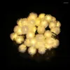 Strings 4/6M LED Outdoor Solar String Fairy Lights Waterproof Garden Lawn Wedding Christmas Home Party Decoration Lamp