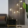 Lampy podłogowe lampa salonu Dekoracja dekoracji stolika nocnego do sypialni LED podświetlenia