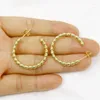 Stud Earrings 10 Pairs Round Hoop Fashion Gold Circle Gift For Women Jewelry Simple 51945