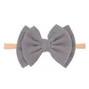 Neonata Fascia Accessori per capelli infantili Bowknot Band Big Bowknot Copricapo neonato Tiara Headwrap Gift Toddlers Bandage Ribbon