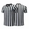 En plein air TShirts Personnalisé Professionnel Hommes Football Arbitre Chemise Ras Du Cou Femmes Football Uniforme Arbitre Vêtements À Manches Courtes Juge Chemise 221102