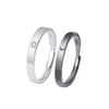 Wedding Rings 2PCS/Pair Sun Moon Matching Couple Friendship Lover Open Adjustable Set For Women Men Engagement Jewelry