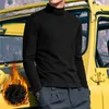Men's Sweaters WEIRDO Men's Casual Slim Fit Basic Turtleneck Knitted Sweater High Collar Pullover Male Double Autumn Winter Tops