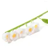 Decorative Flowers 1PCS Handwoven Lily Of The Valley DIY Wedding Arrangement Home Table Decoration Bouquet Valentine's Day Gift