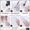 Nagelgel 15 ml gel nagel acryl glitter roze witte helder led uv led bouwtips slip snel verlengingspolic