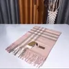 New top Women Man Designer Scarf fashion brand 100% Cashmere Scarves For Winter Womens and mens Long Wraps Size 180x36cm Christmas gift