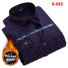 Camisas de vestido masculinas 2022 Autumn/inverno Moda de moda longa Camisa xadrez de camisa e grossa de alta qualidade casual de alta qualidade tamanho grande