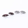 Stud Earrings Sexy Red Lips Rhodium Color Crystal Allergy Free For Women Fashion Jewelry Accessories