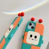 3D Cartoon Super Robot Cases Soft Silicone Protector Housse antichoc pour iPhone 14 13 12 11 Pro Max 8 7 Plus