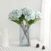 Decorative Flowers Single Branch Autumn Butterfly Hydrangea Wedding Road Guide Simulation Living Room Home Decoration Artificial Branches
